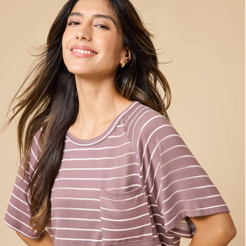 Dream Jersey Slouchy Tee and Shorts Lounge Set for Women
