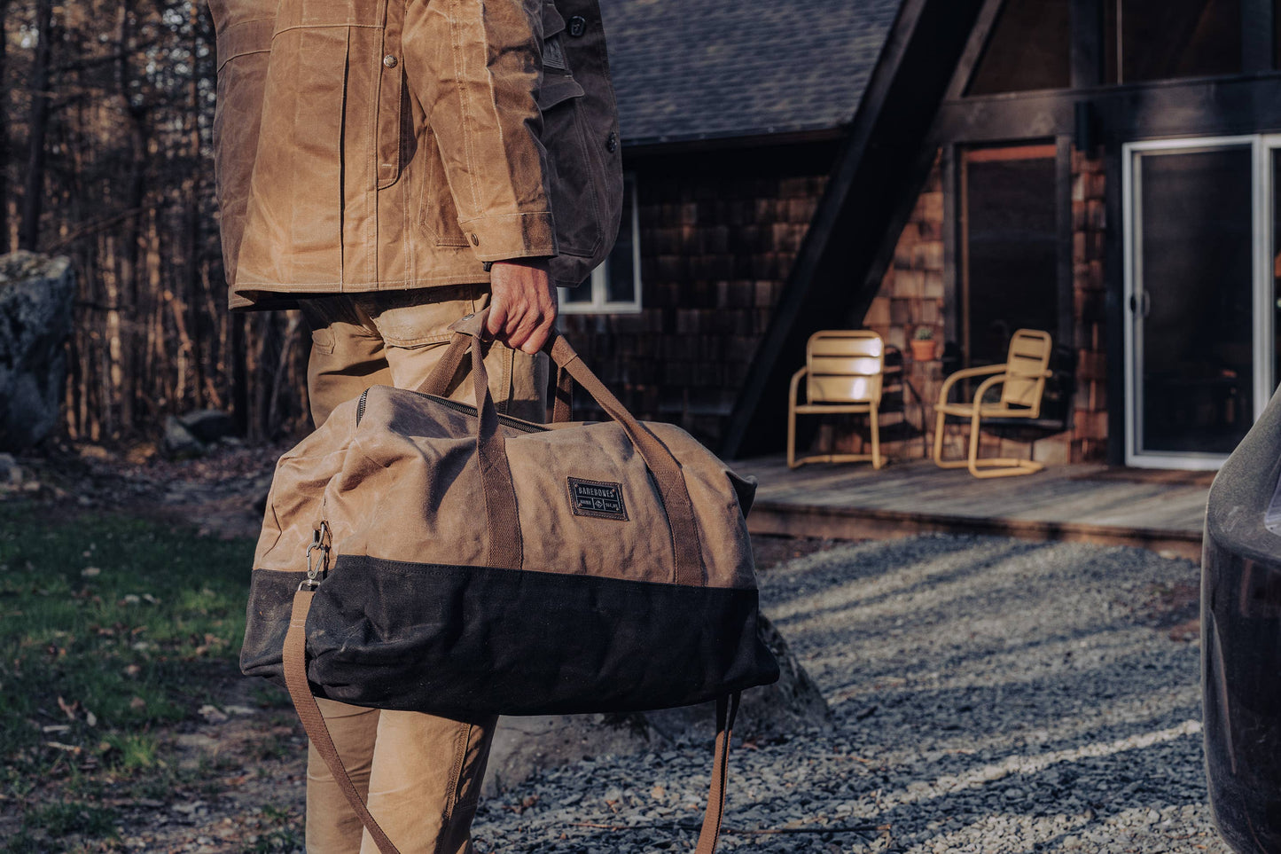 Neelum Duffel Bag | Waxed Canvas Bag