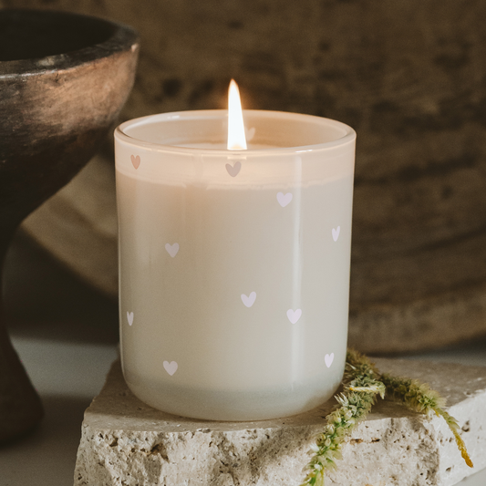 *NEW* All Over Hearts 12 oz Soy Candle - Valentine's Day