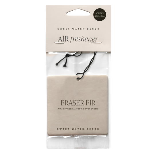 Sweet Water Decor - Fraser Fir Hanging Air Freshener - Christmas Decor